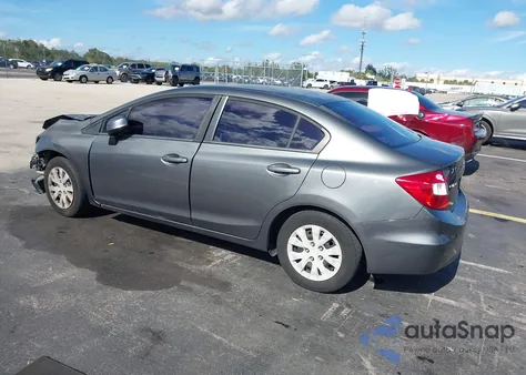2012 Honda Civic Lx from USA, damaged, VIN 19XFB2F52CE015226